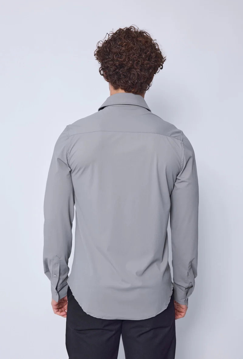 Chemise à manche longues boutonnée pour homme - Image 24
