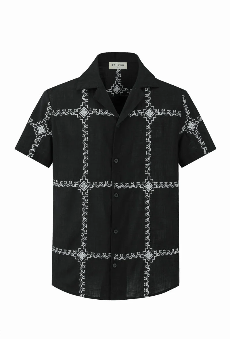 Chemise manches courtes à broderie - Image 16