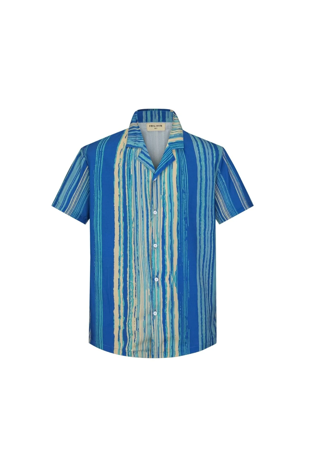 Chemise manches courtes à imprimé abstrait - Image 3