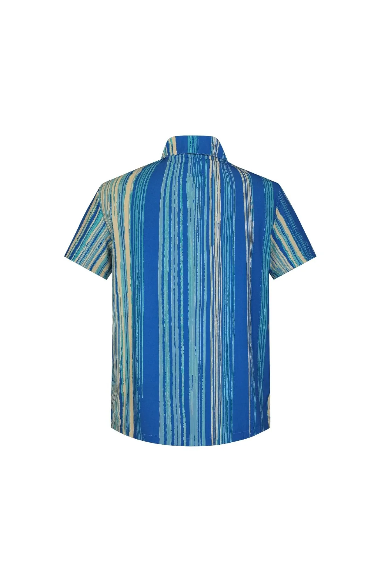 Chemise manches courtes à imprimé abstrait - Image 4