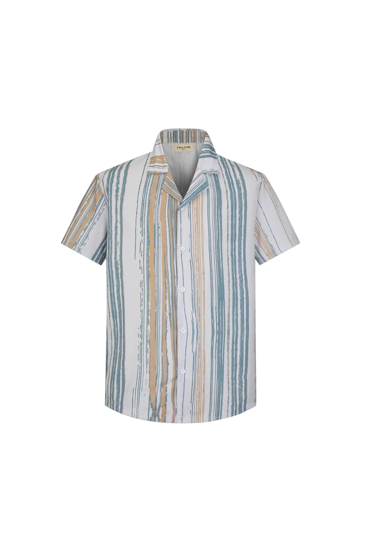 Chemise manches courtes à imprimé abstrait - Image 5