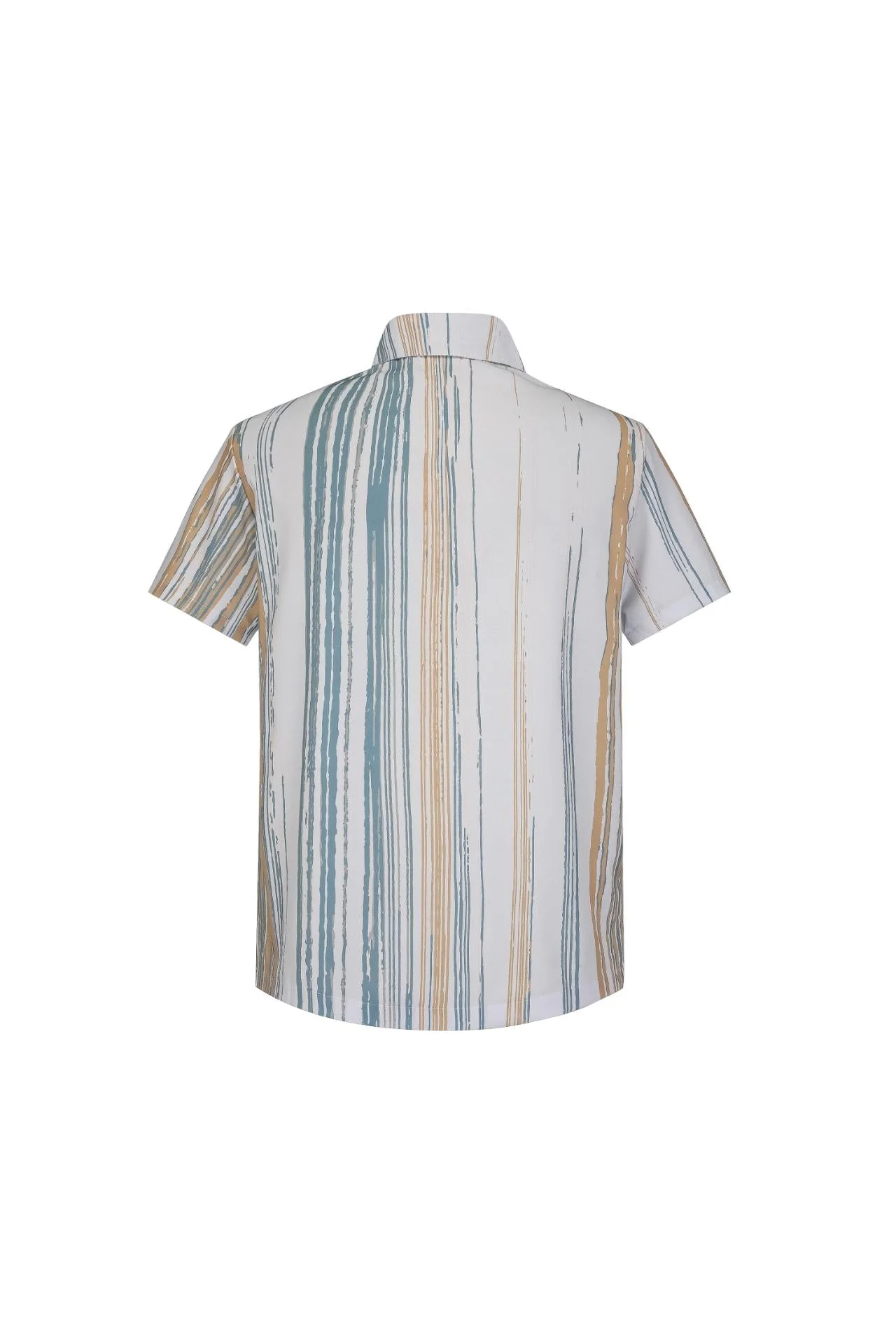 Chemise manches courtes à imprimé abstrait - Image 6
