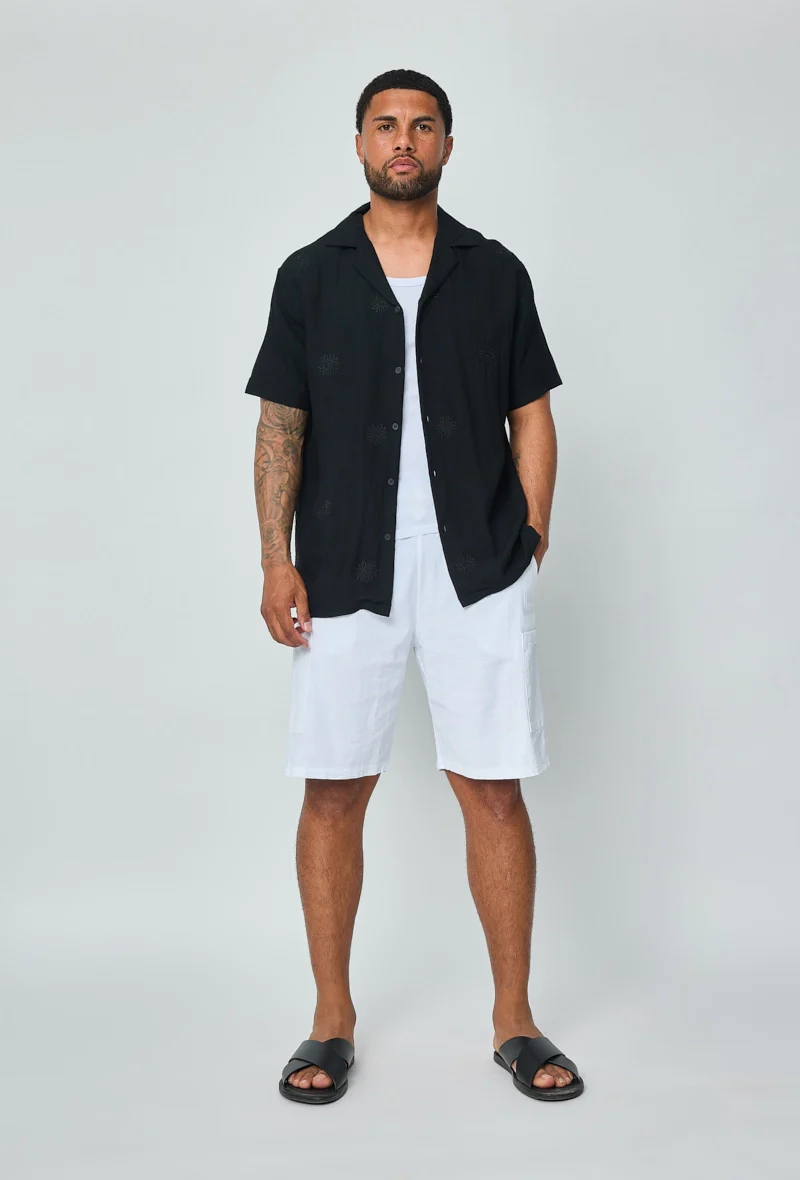 Chemise manches courtes à motifs fleuris - Image 11