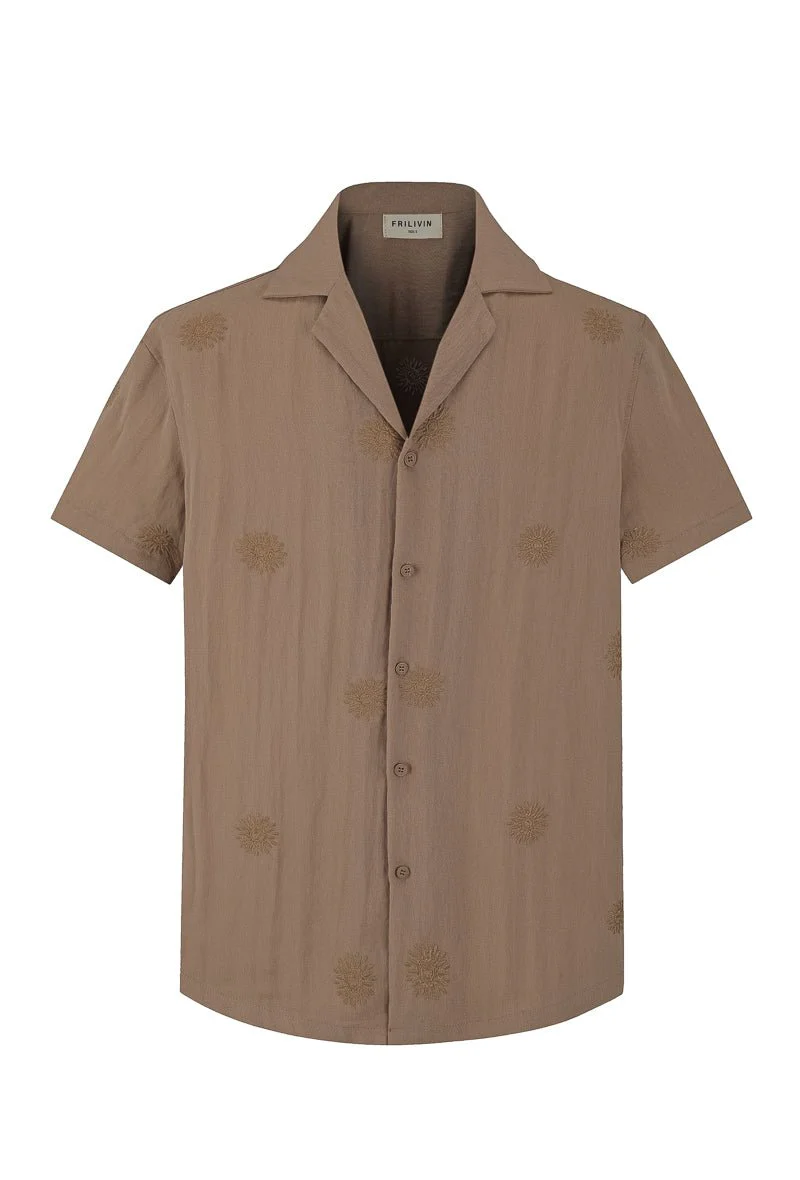 Chemise manches courtes à motifs fleuris - Image 16