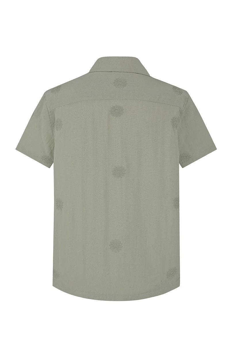 Chemise manches courtes à motifs fleuris - Image 5