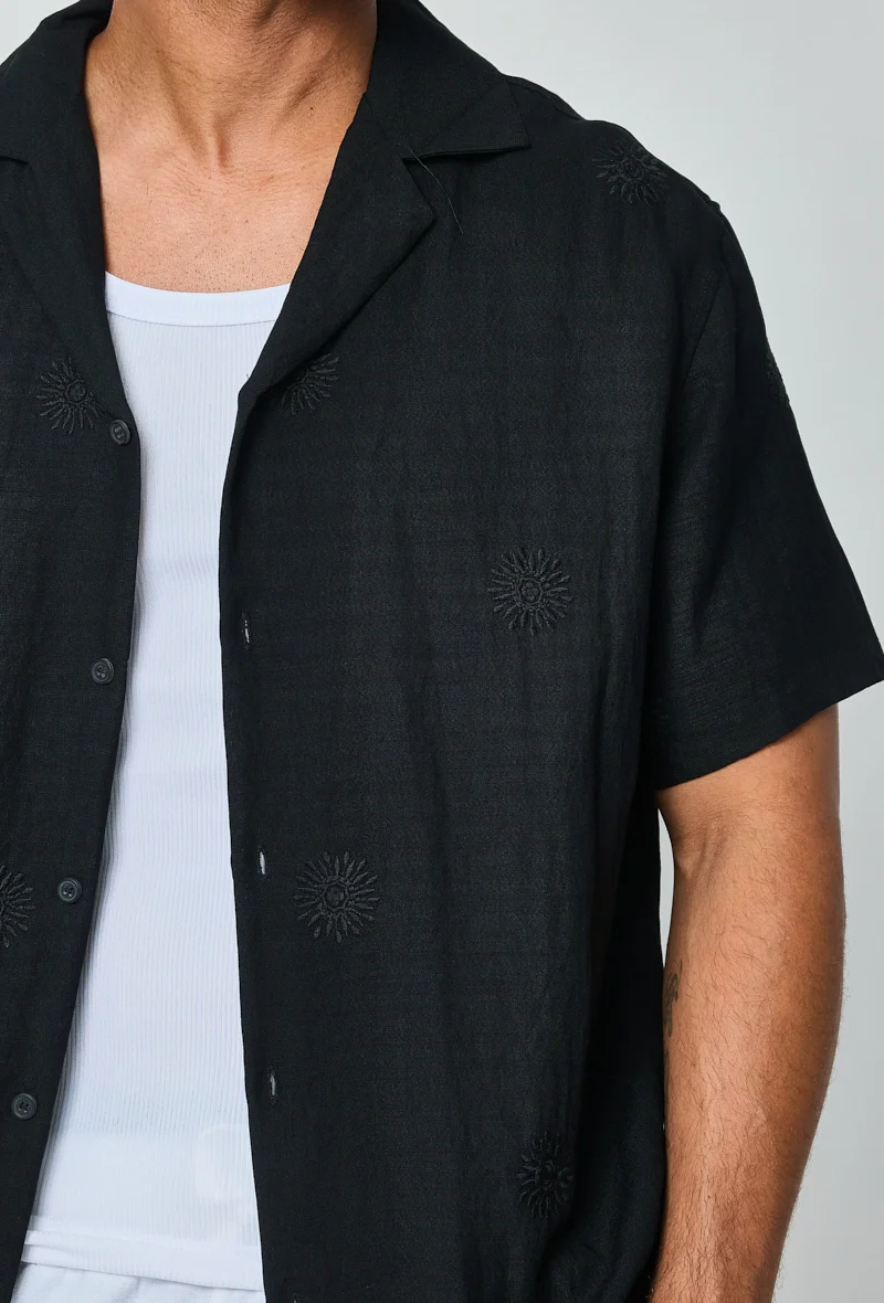 Chemise manches courtes à motifs fleuris - Image 6