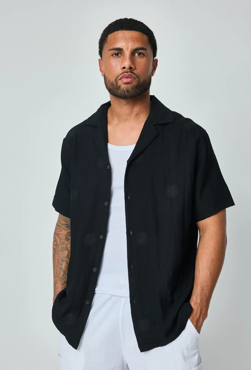 Chemise manches courtes à motifs fleuris - Image 9