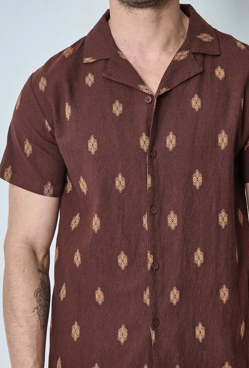 Chemise manches courtes à motifs graphiques - Image 2