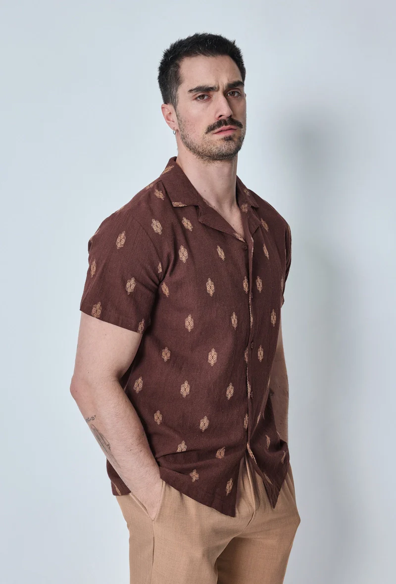Chemise manches courtes à motifs graphiques - Image 3