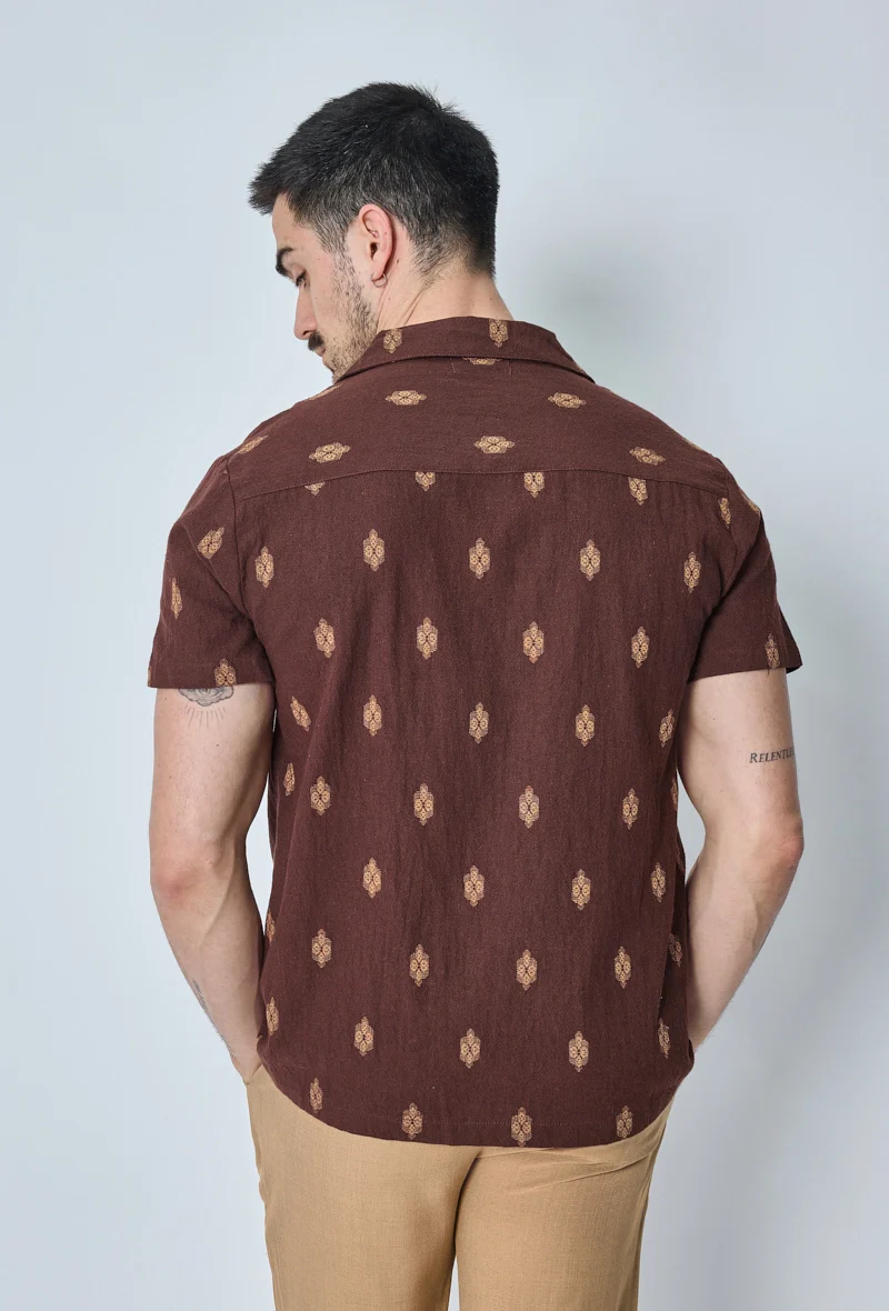 Chemise manches courtes à motifs graphiques - Image 4