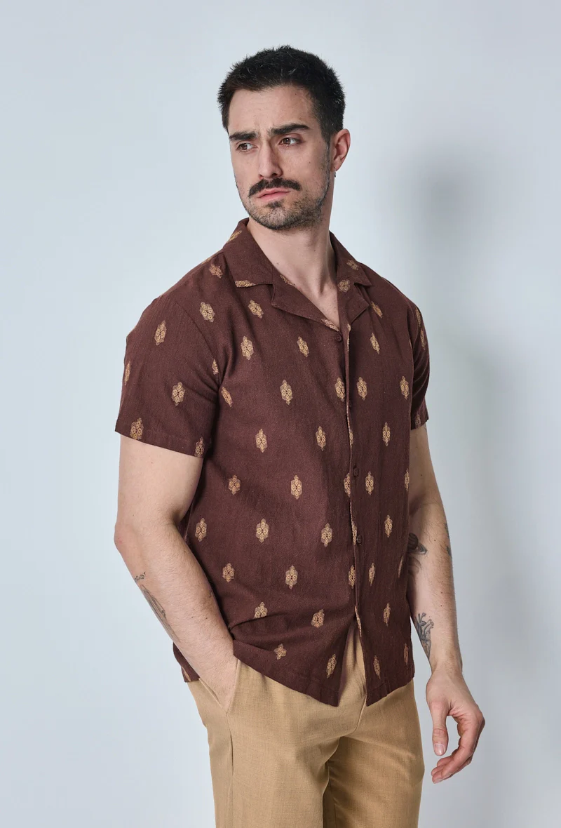Chemise manches courtes à motifs graphiques - Image 5