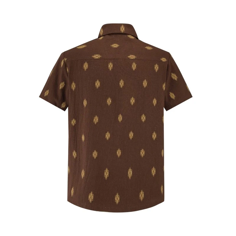 Chemise manches courtes à motifs graphiques - Image 8