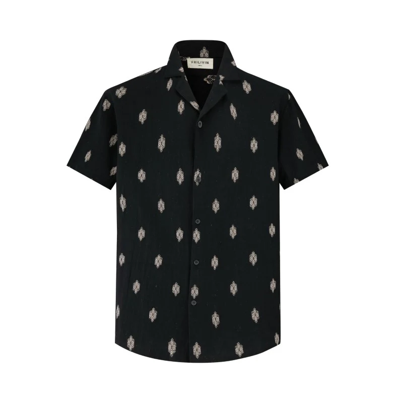 Chemise manches courtes à motifs graphiques - Image 9