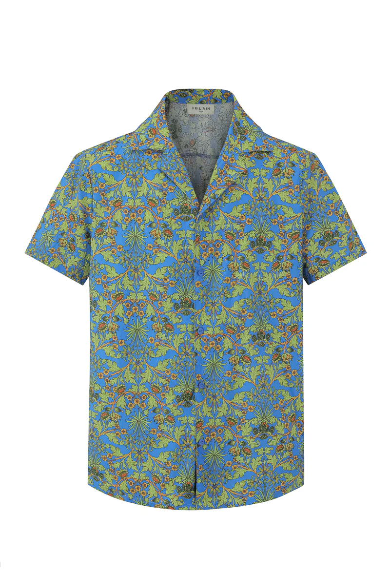 Chemise manches courtes à motifs fleuris - Image 4