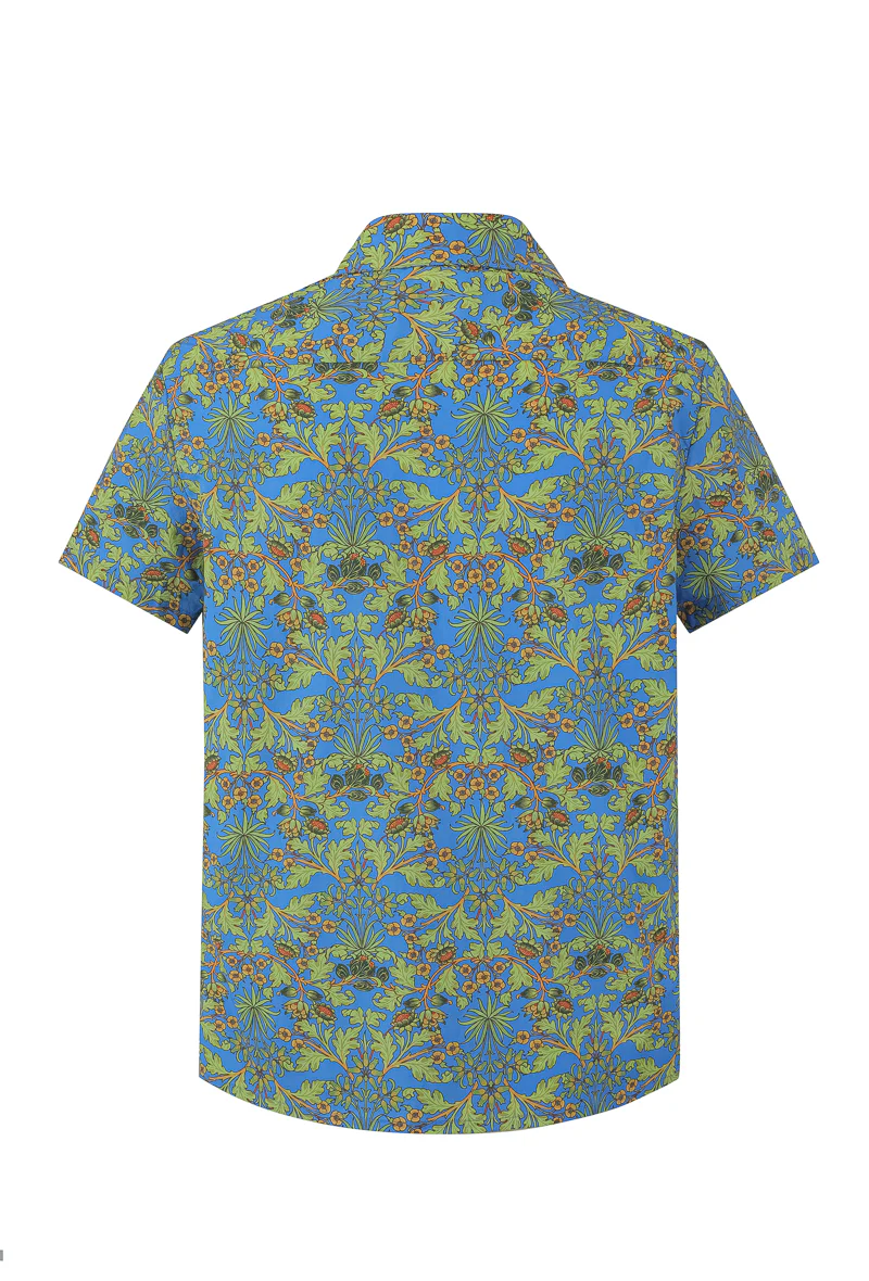 Chemise manches courtes à motifs fleuris - Image 5