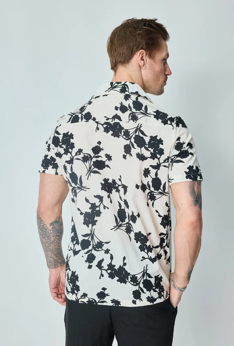 Chemise manches courtes à motifs fleuris - Image 2
