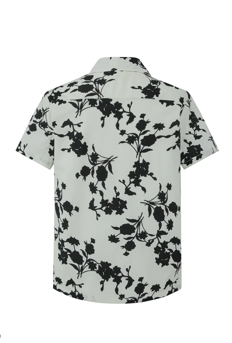 Chemise manches courtes à motifs fleuris - Image 5
