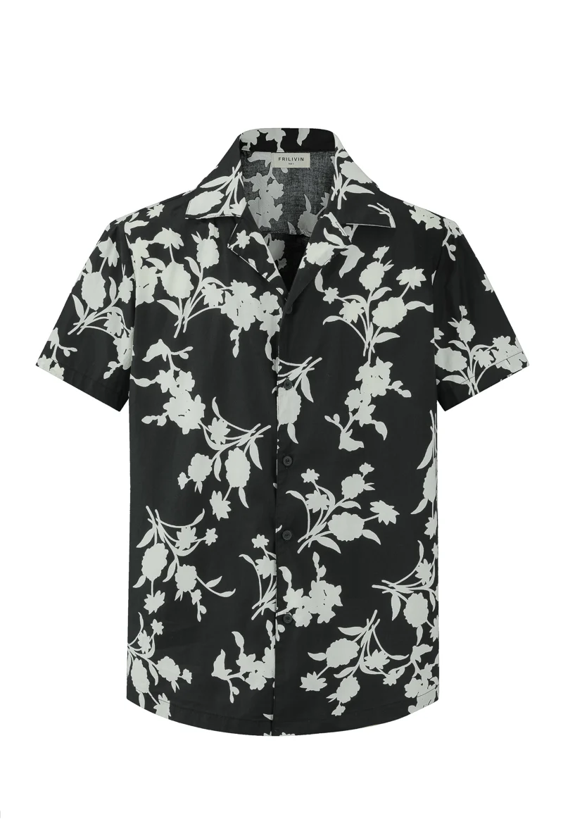Chemise manches courtes à motifs fleuris - Image 6