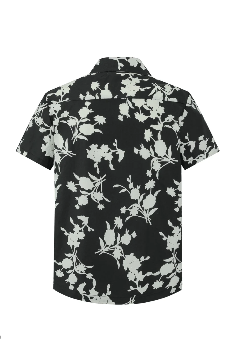 Chemise manches courtes à motifs fleuris - Image 7