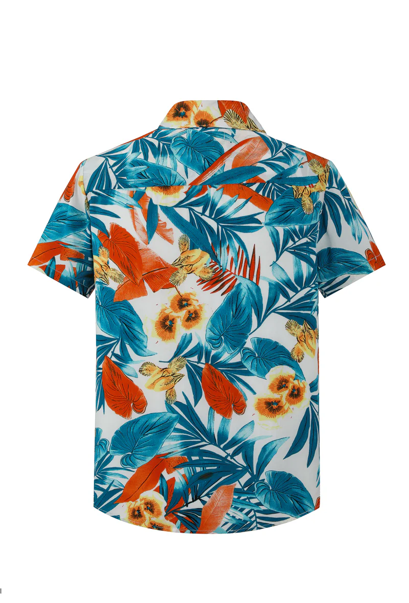Chemise manches courtes à motifs fleuris - Image 2