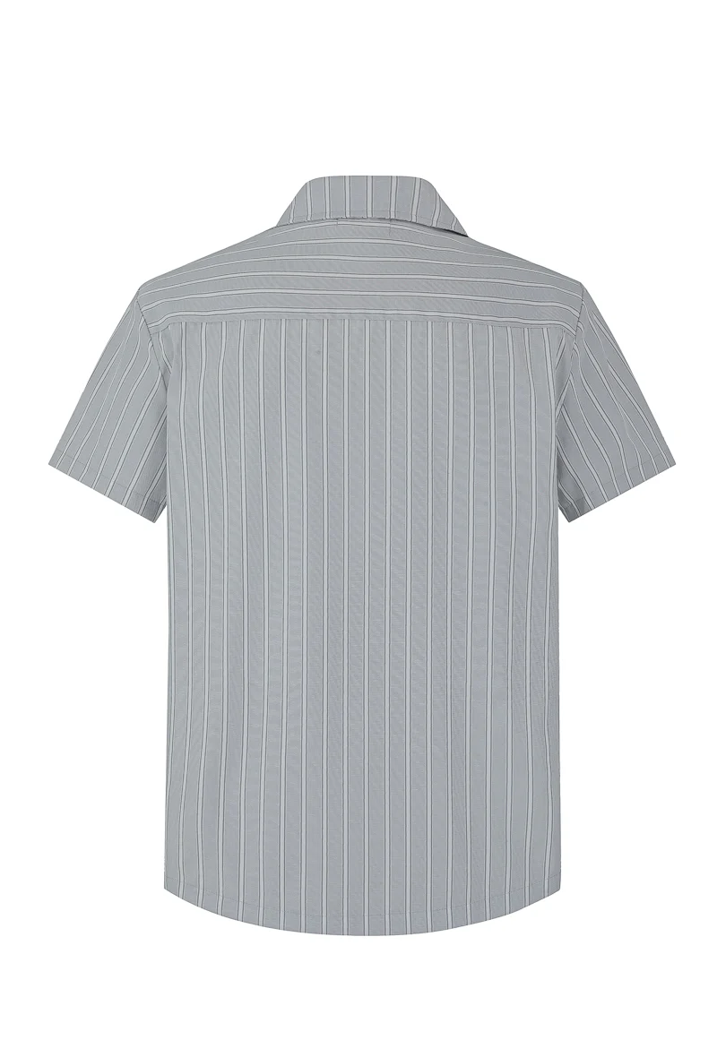 Chemise manches courtes à rayures - Image 13
