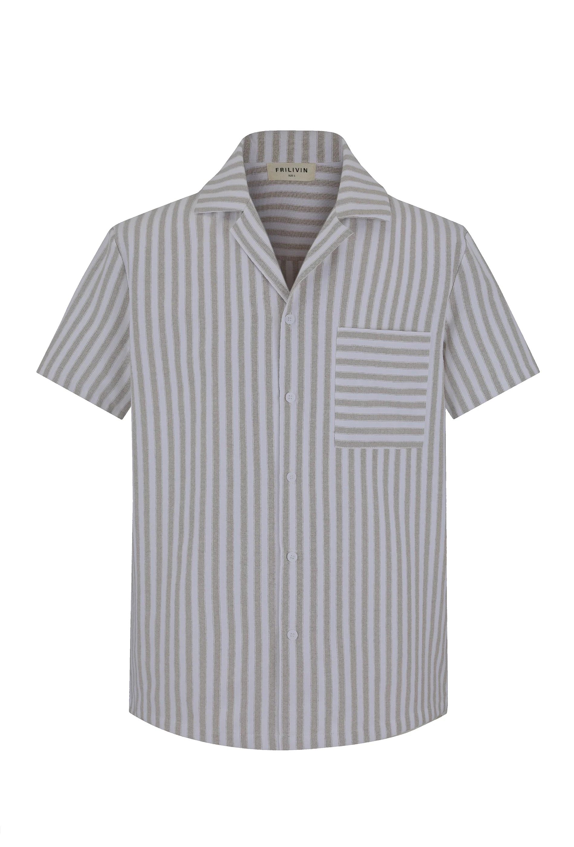 Chemise manches courtes à rayures - Image 11