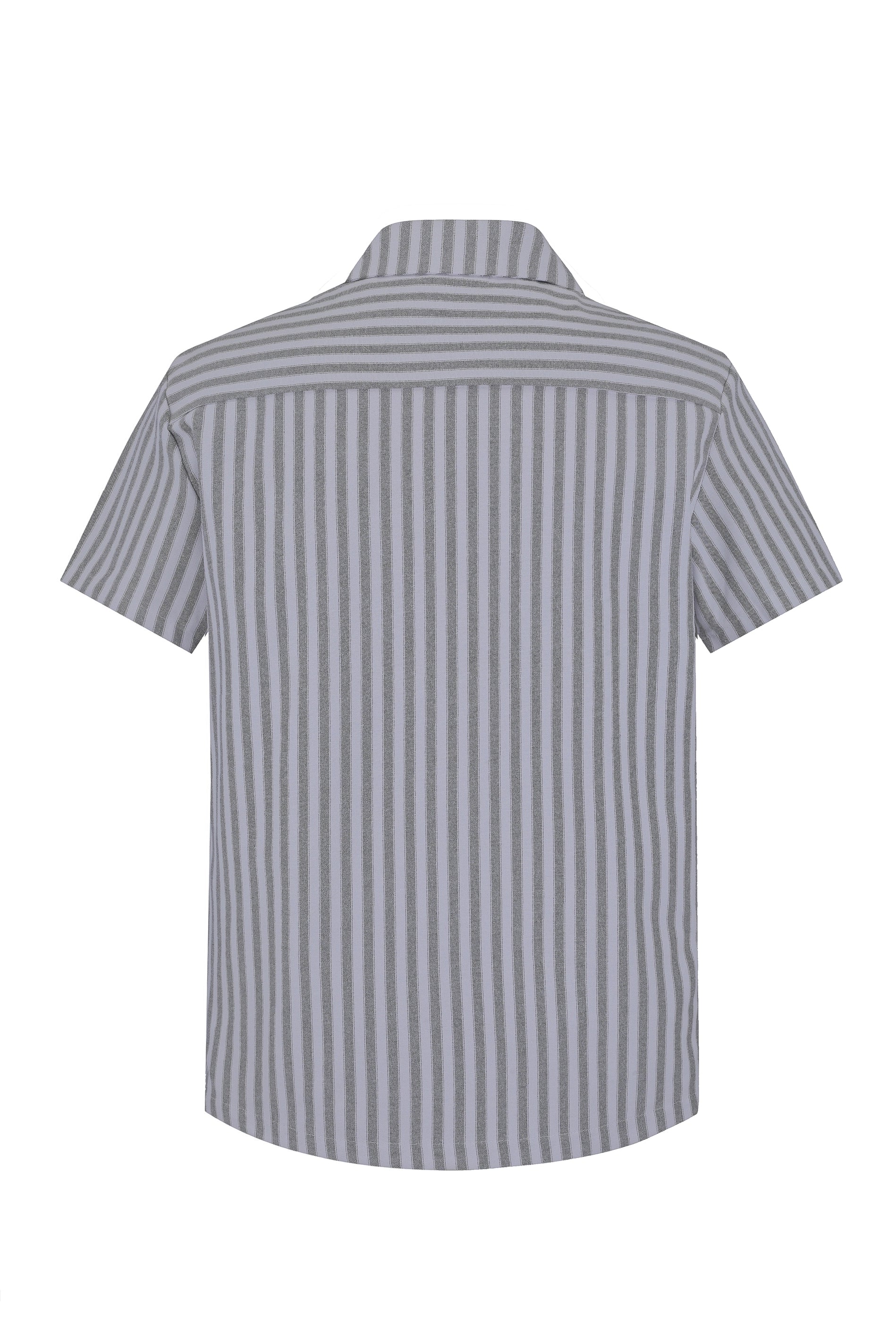 Chemise manches courtes à rayures - Image 8