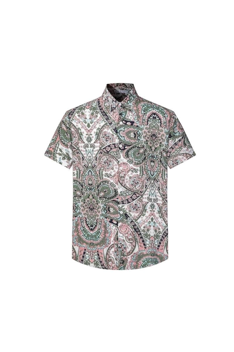 Chemise manches courtes col classique