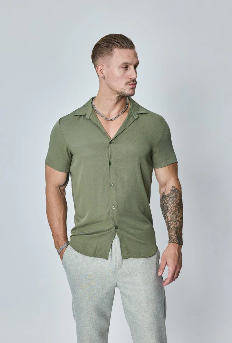 Chemise manches courtes décontractée à col à revers - Image 16