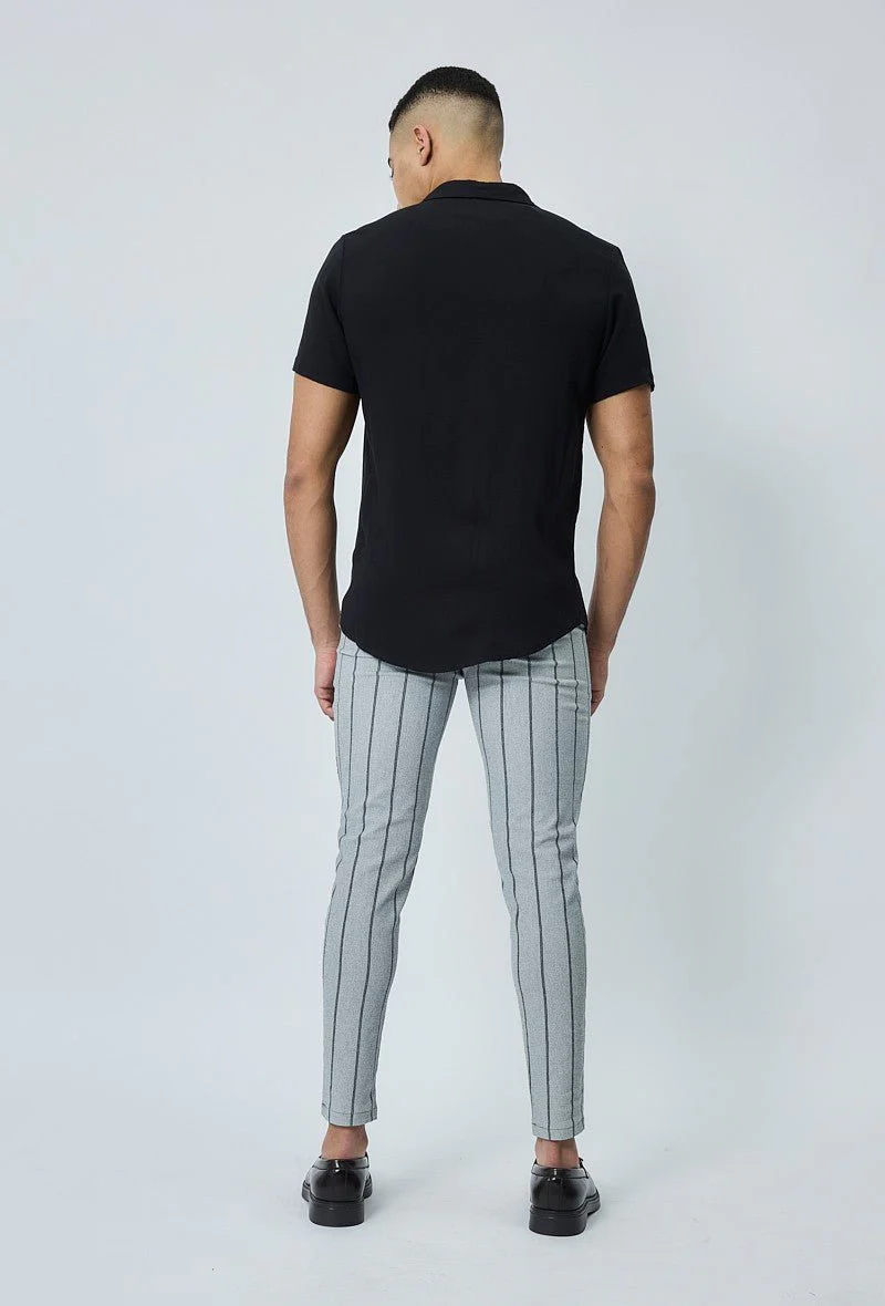 Chemise manches courtes décontractée à col à revers - Image 6