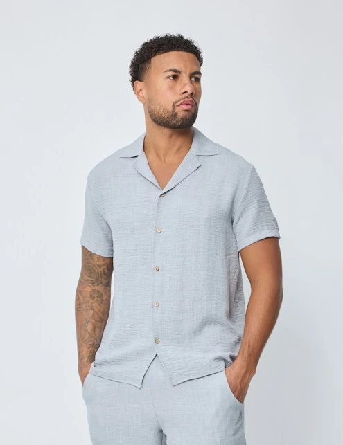 Chemise manches courtes à bouton - Image 25