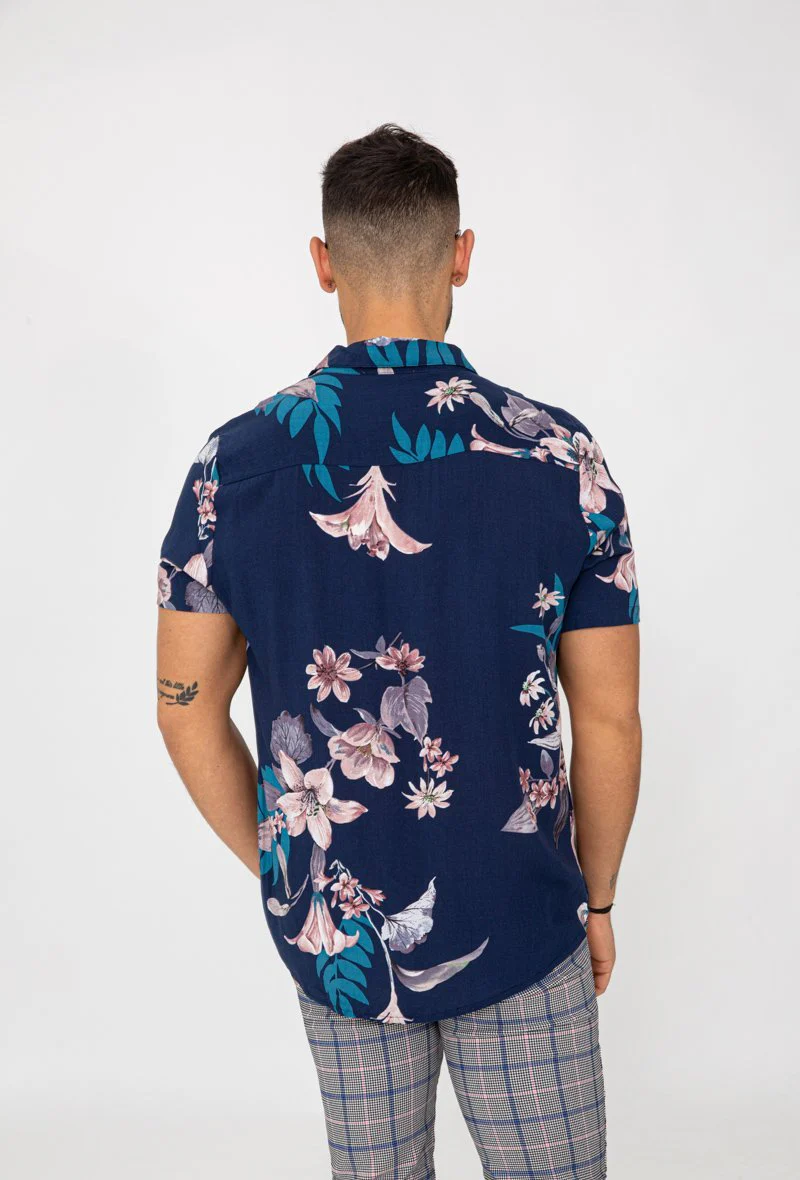 Chemise manches courtes fleuri - Image 15