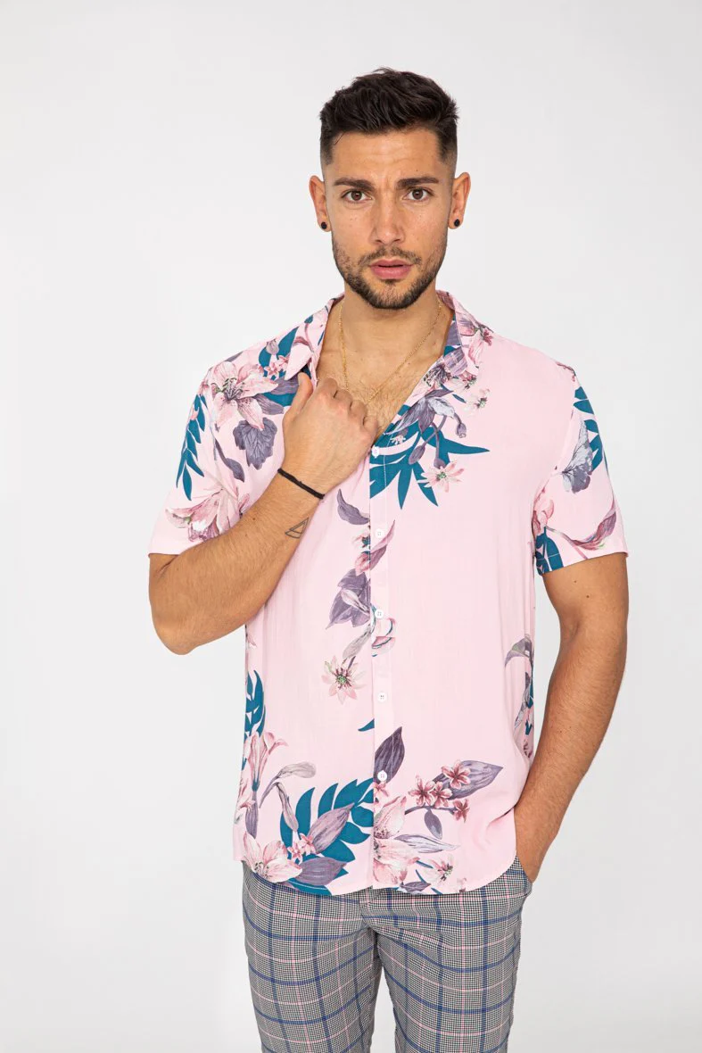 Chemise manches courtes fleuri - Image 2