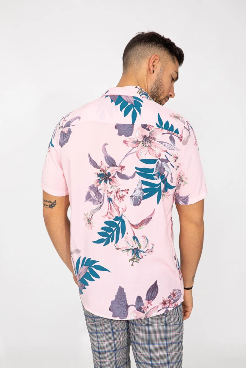 Chemise manches courtes fleuri - Image 5
