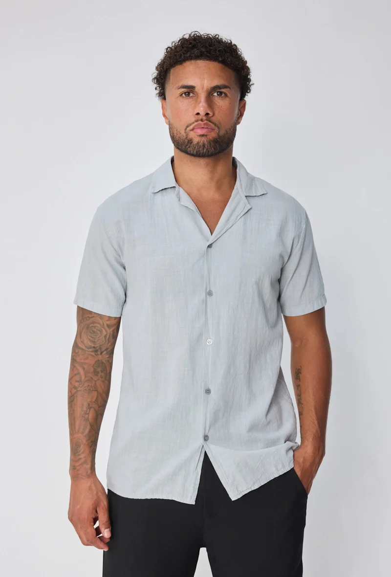 Chemise unie à manches courtes - Image 20