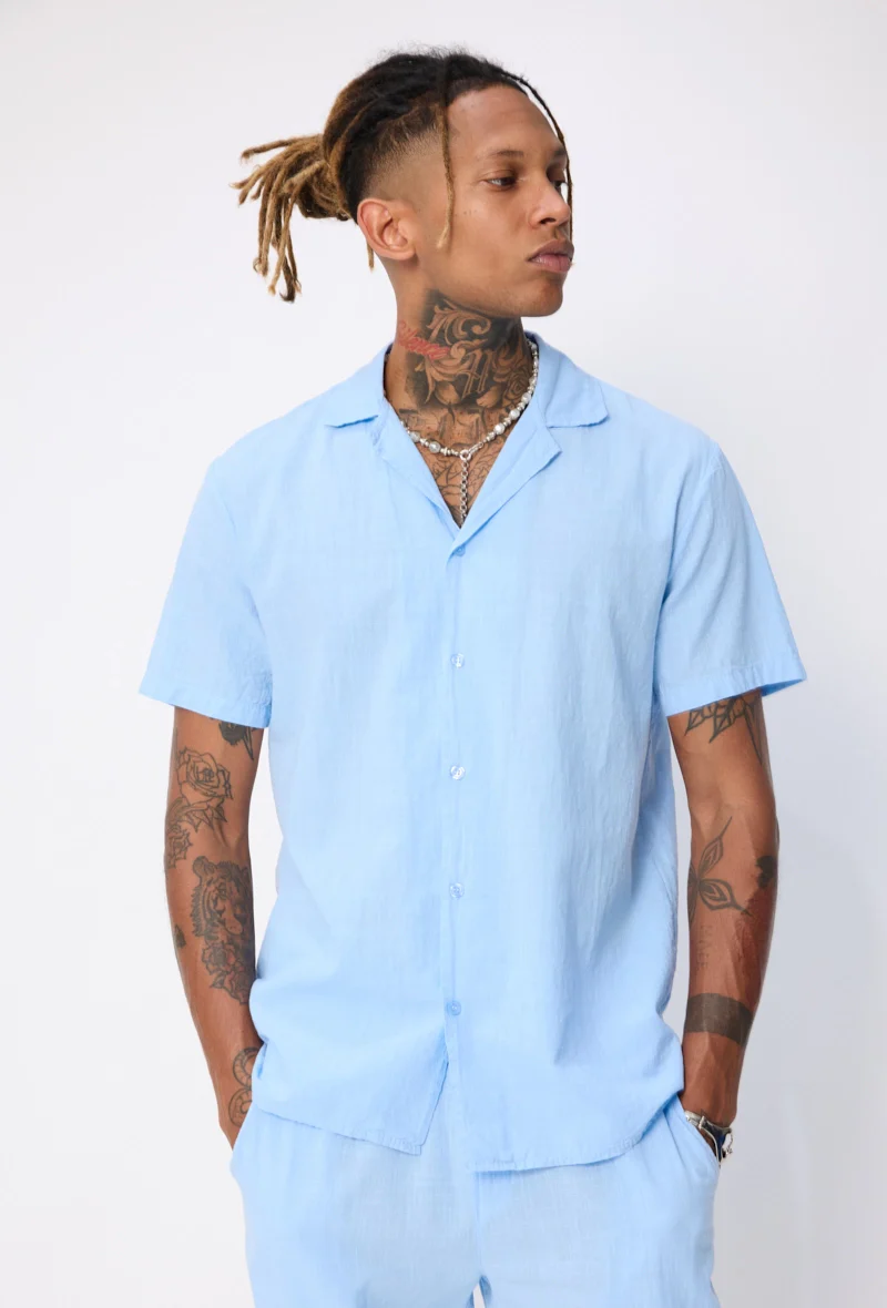 Chemise unie à manches courtes - Image 36