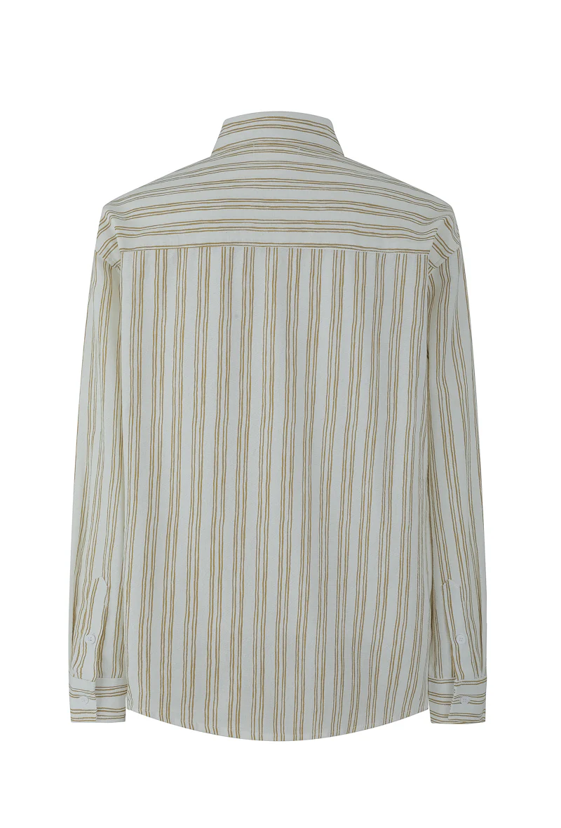 Chemise manches longues à rayures - Image 12