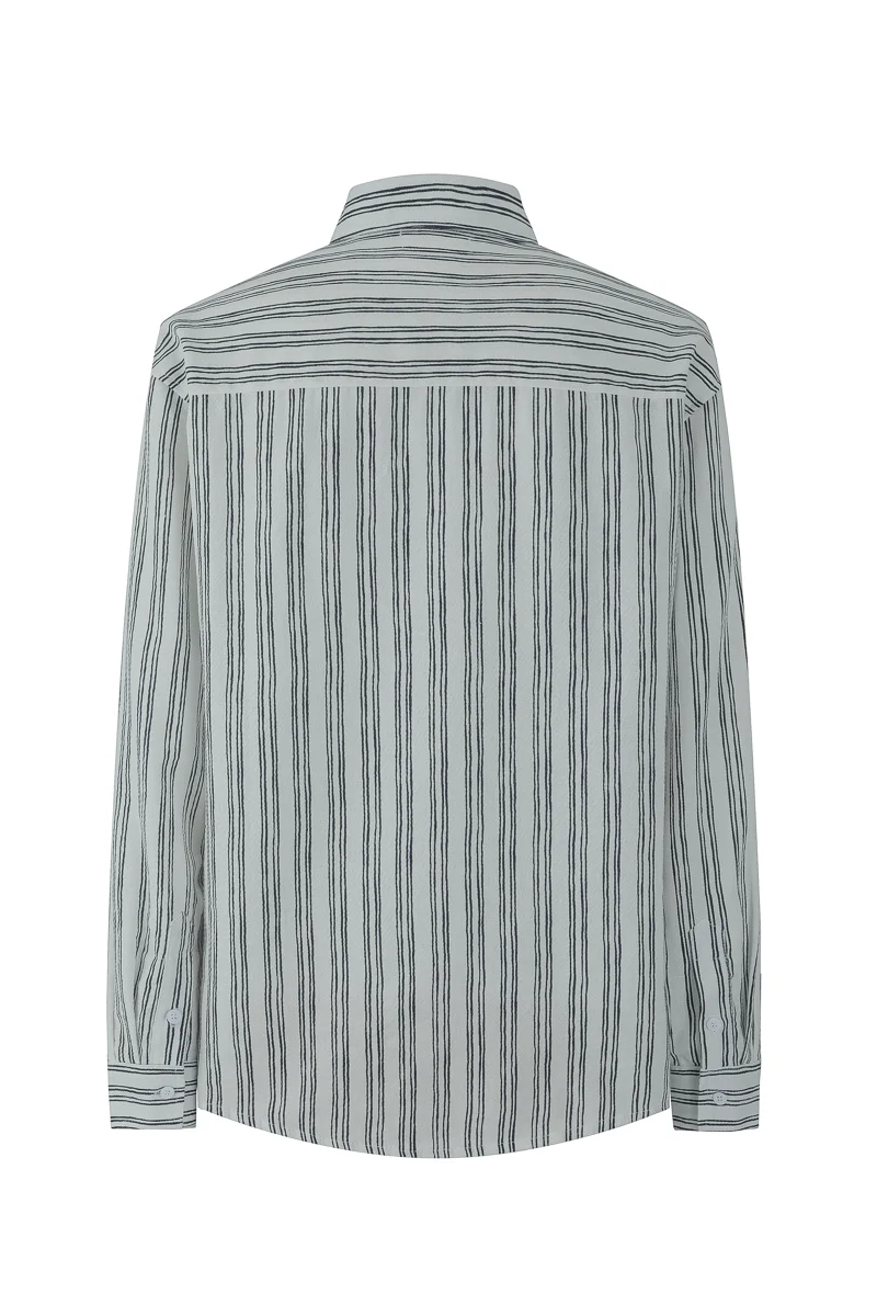 Chemise manches longues à rayures - Image 18