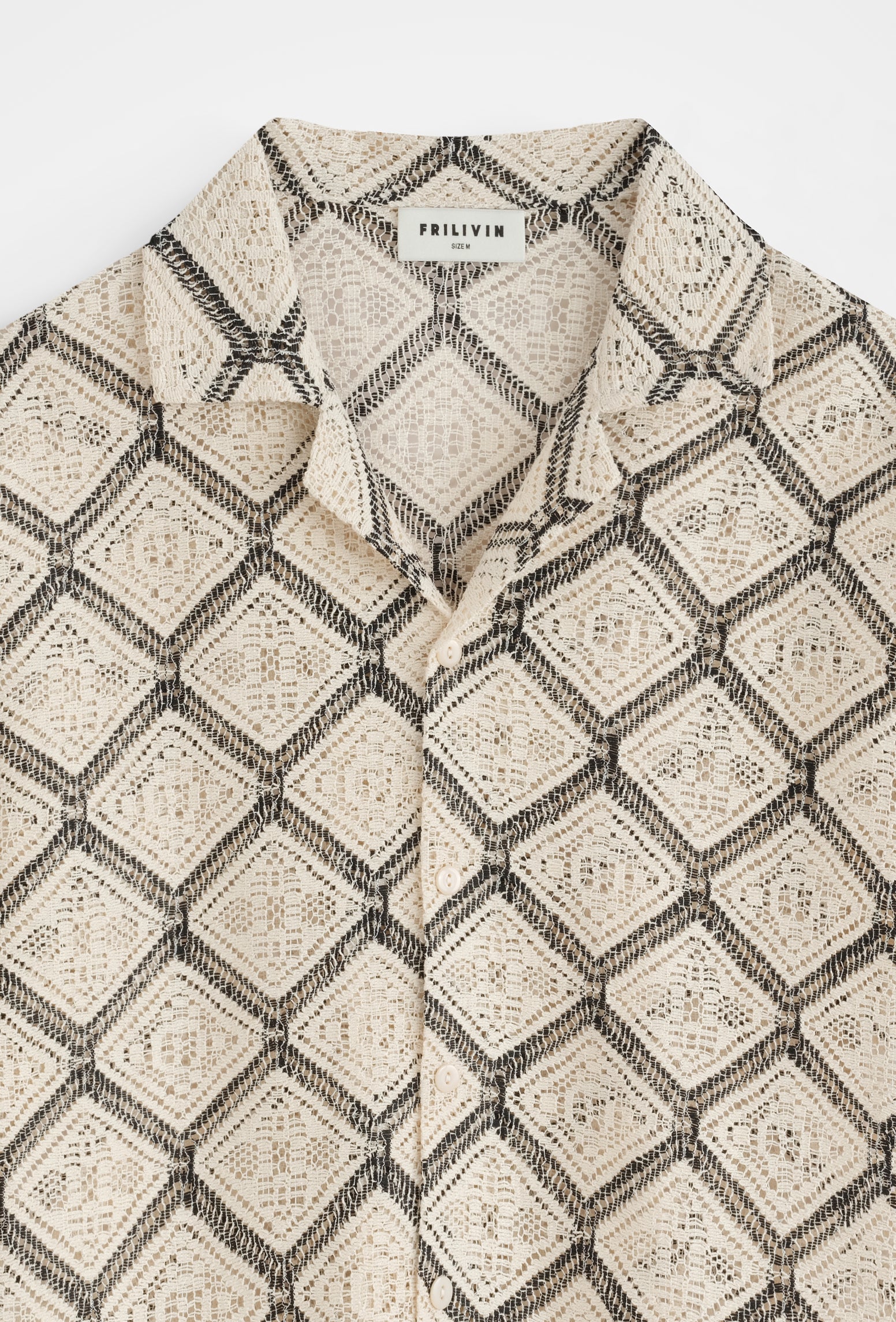 Chemise motif losanges estivale - Image 2