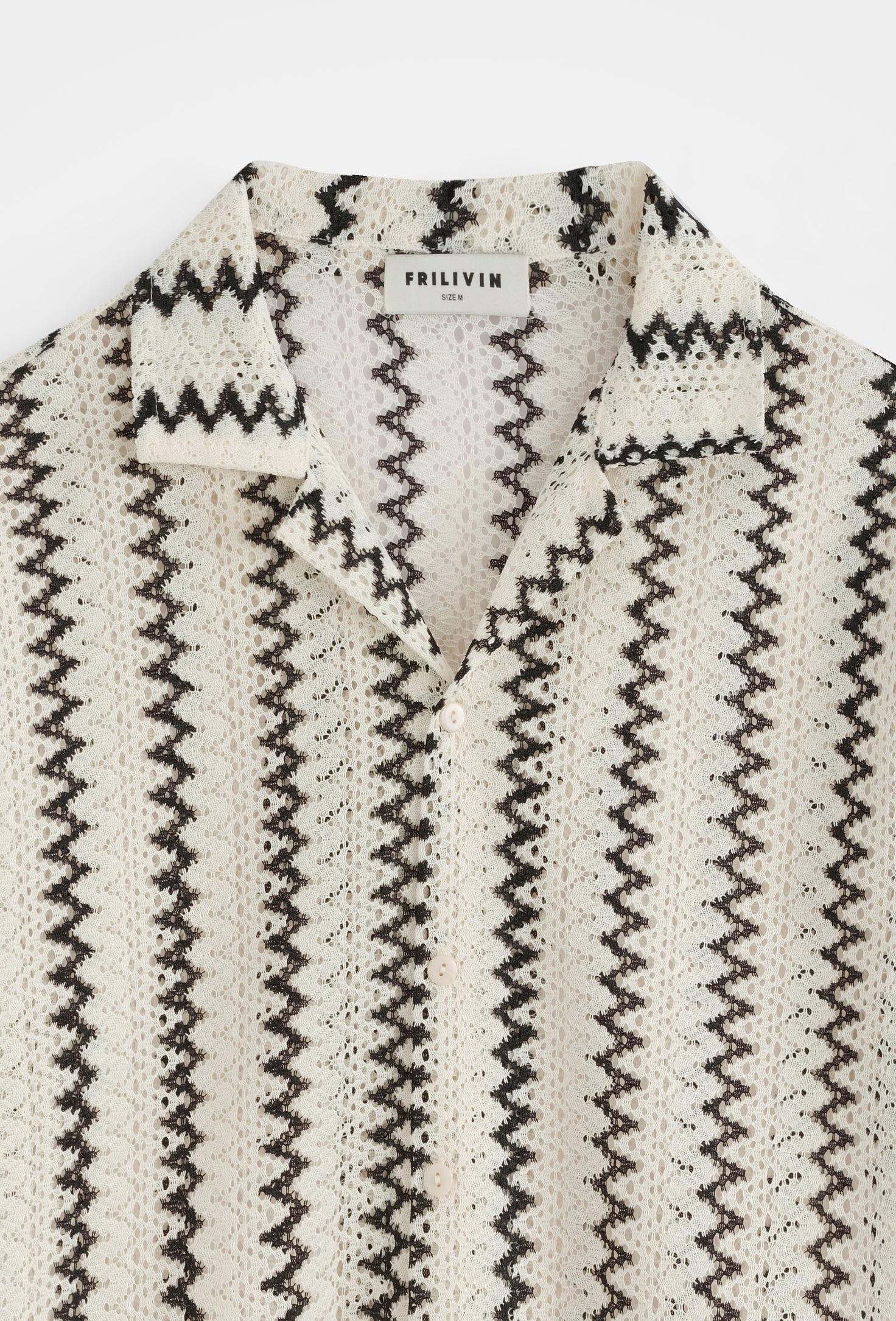 Chemise polo tricot zigzag - Image 2