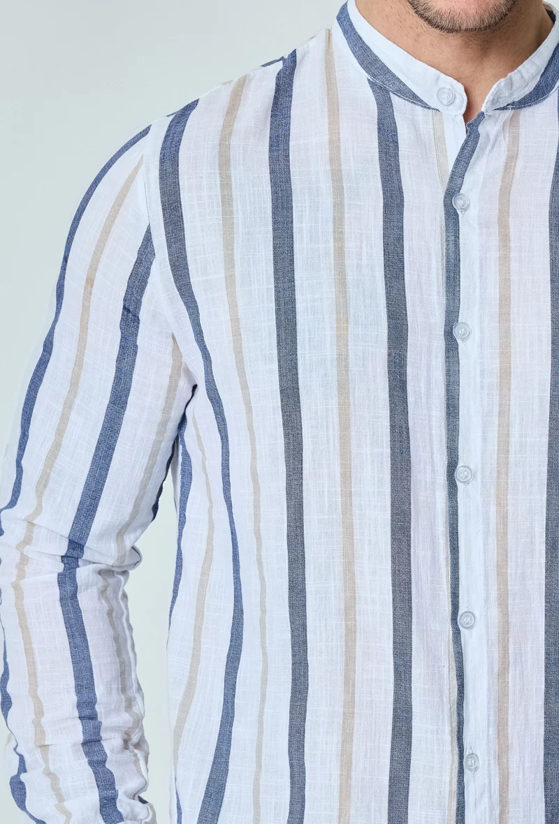 Chemise rayée manches longues - Image 13