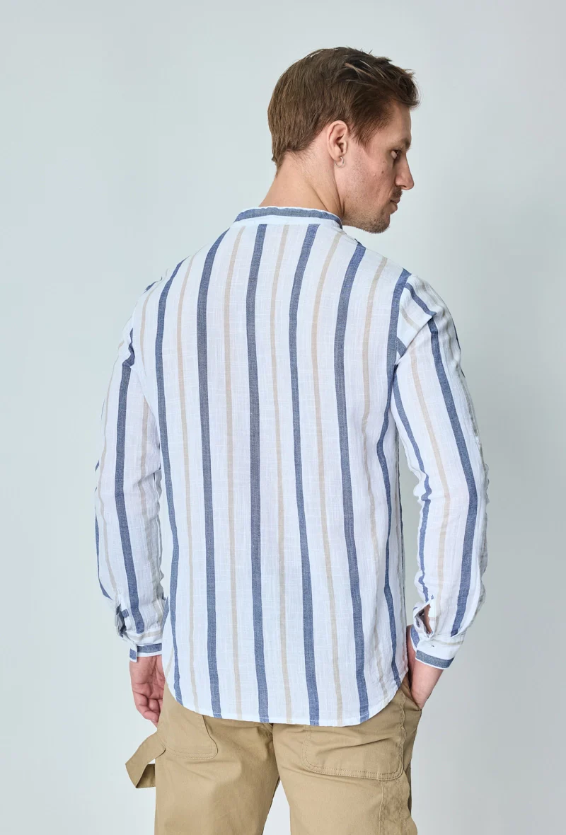 Chemise rayée manches longues - Image 15