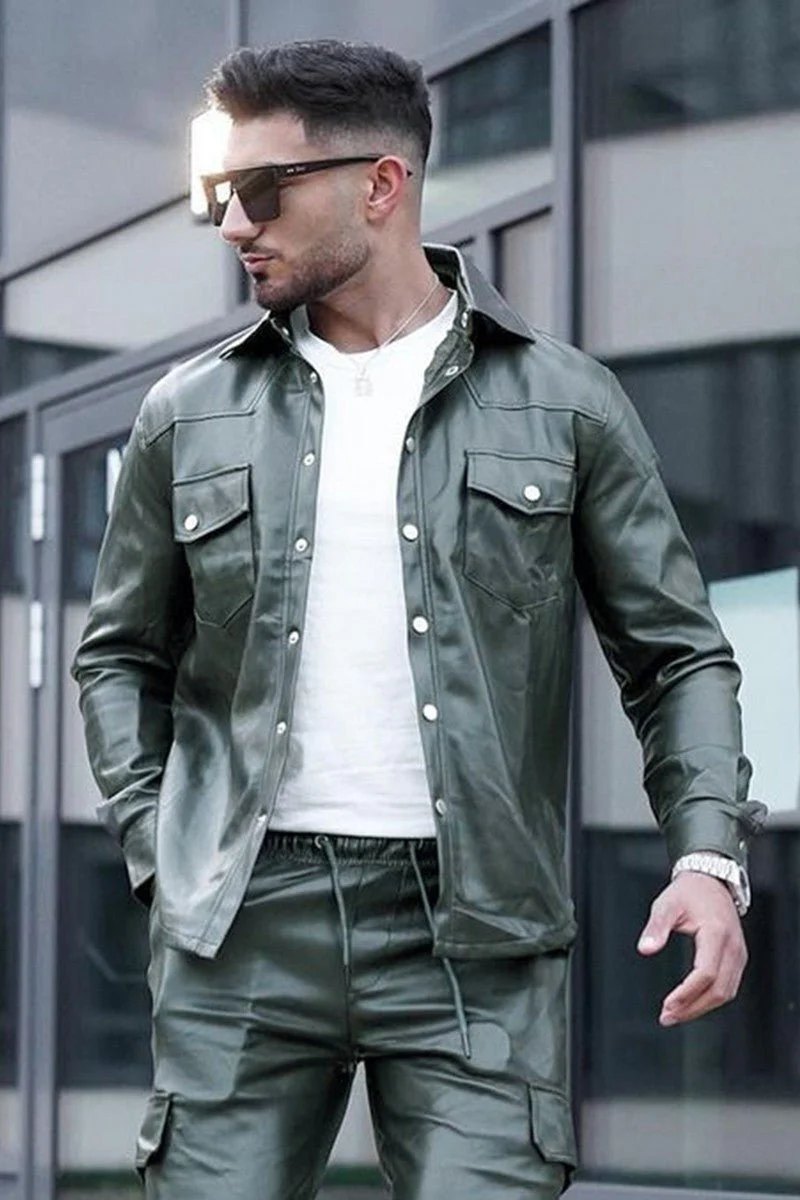 Chemise en simili cuir - Image 12