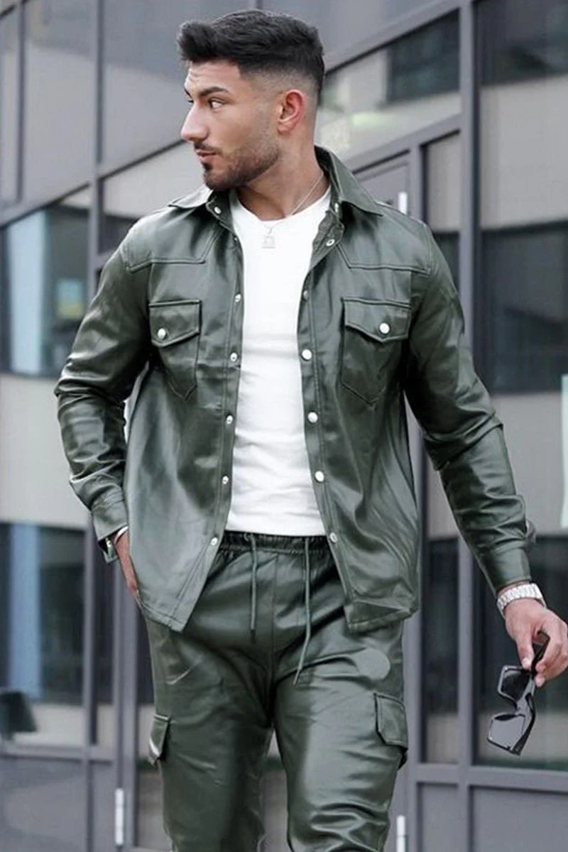 Chemise en simili cuir - Image 8