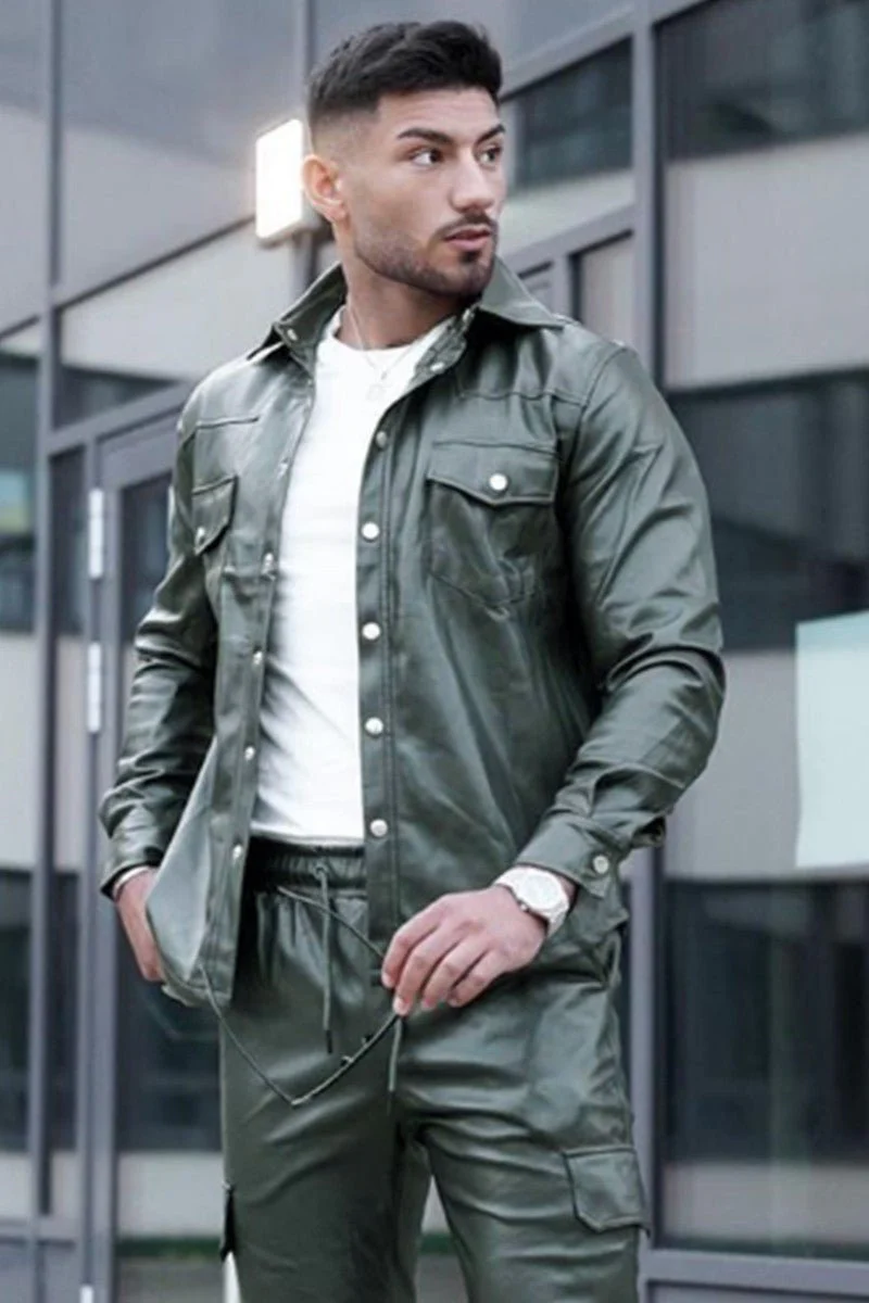 Chemise en simili cuir - Image 9