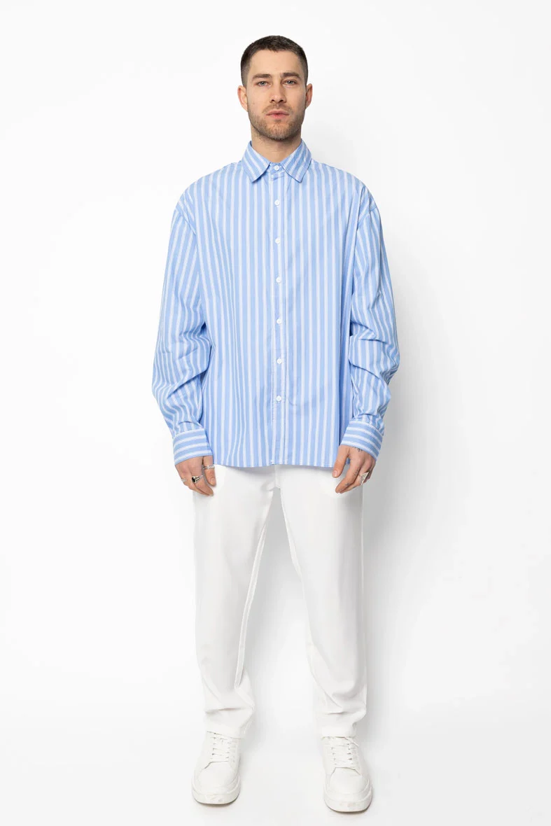 Chemise simple à rayures - Image 10