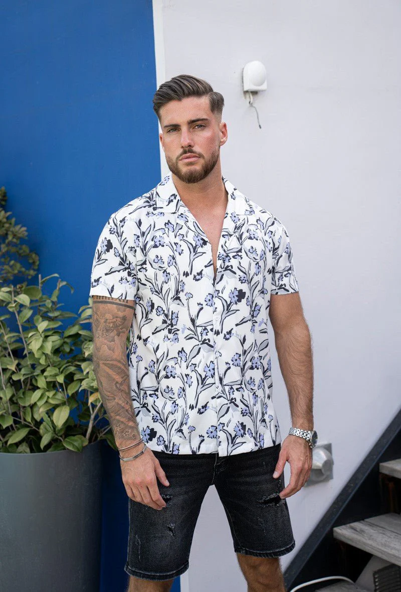 Chemise structurée à motifs fleuri - Image 3
