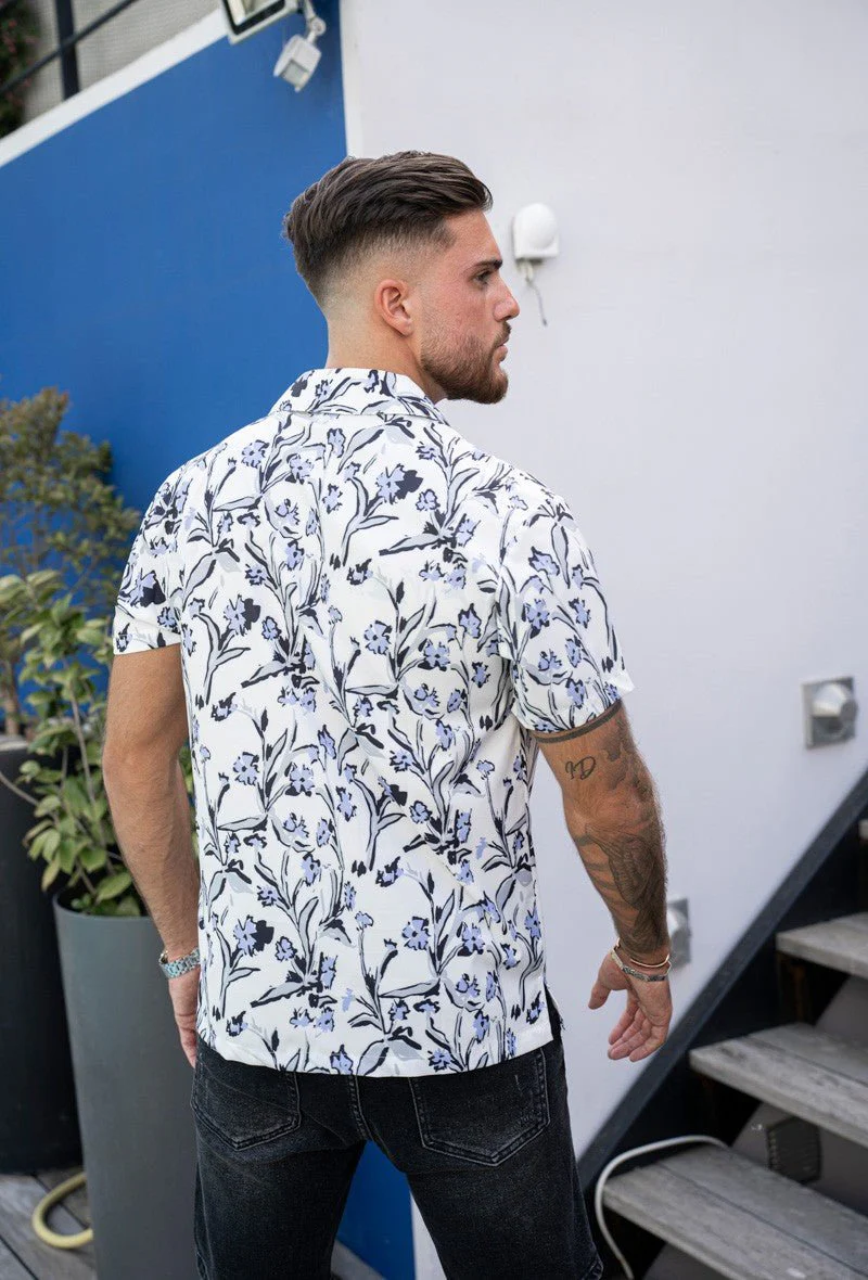 Chemise structurée à motifs fleuri - Image 5