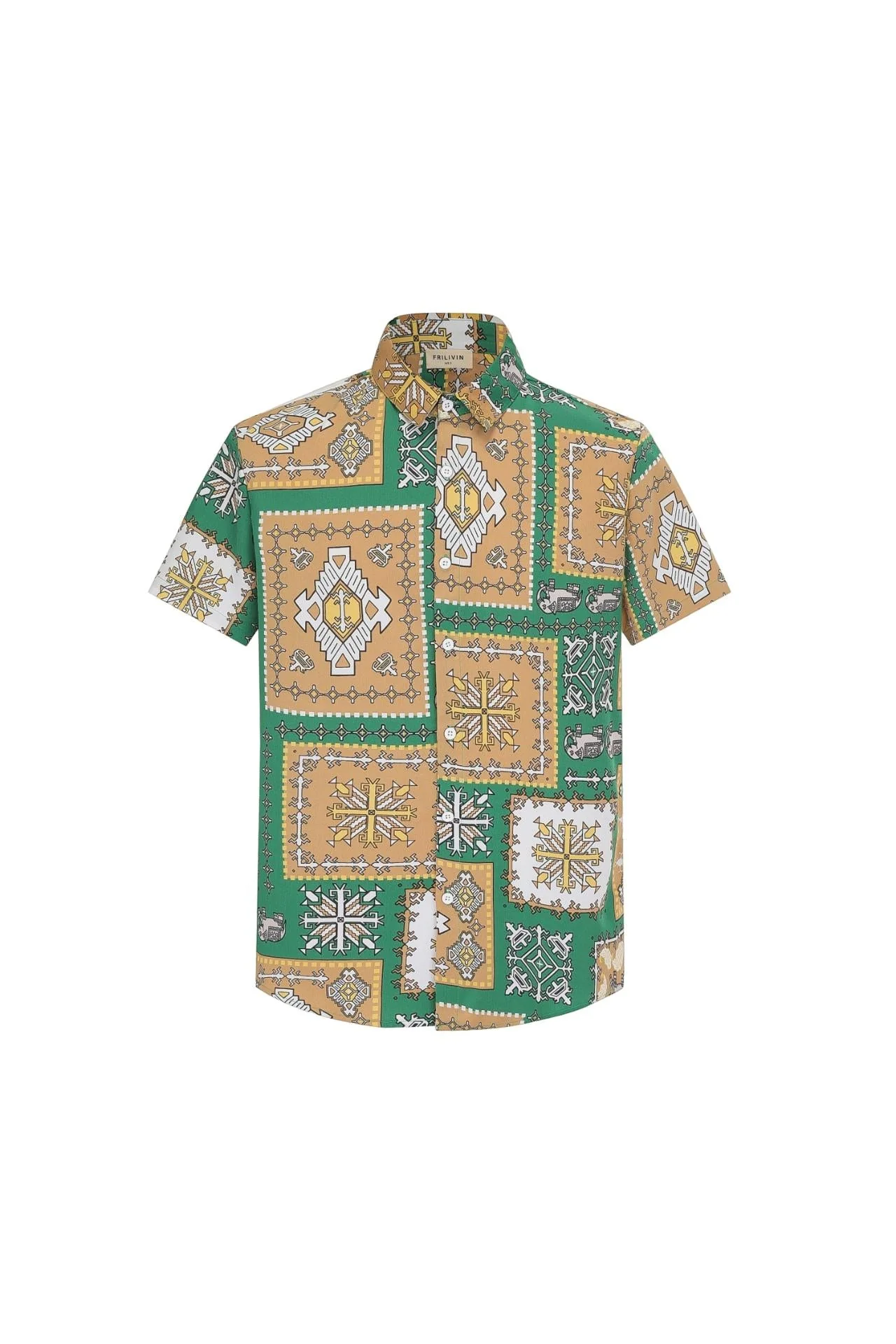 Chemise structurée à motifs baroque - Image 5