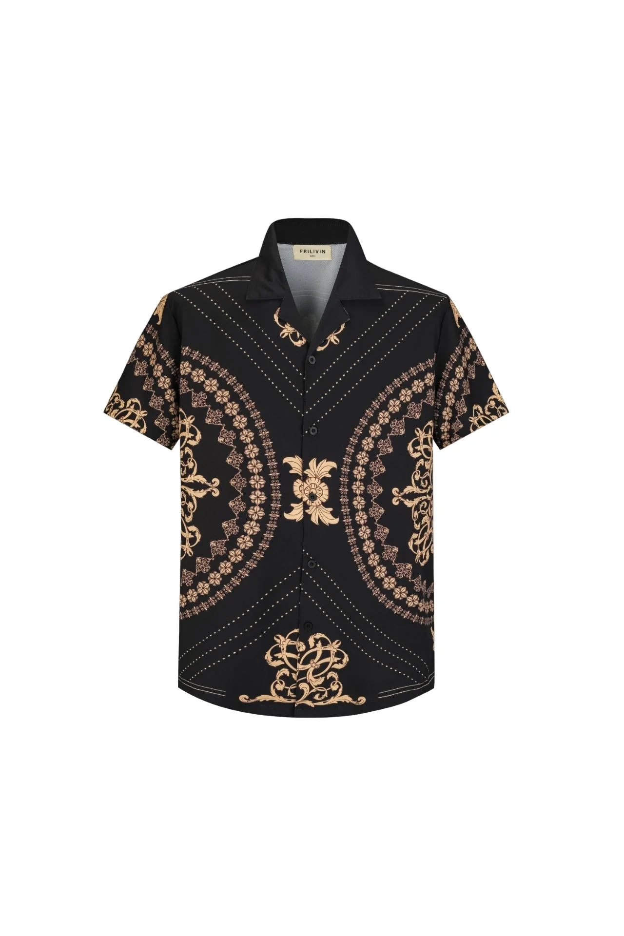 Chemise structurée à motifs baroque - Image 3